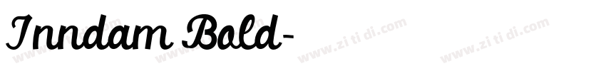 Inndam Bold字体转换